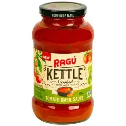 Ragu Kettle Cooked Tomato Basil Pasta Sauce