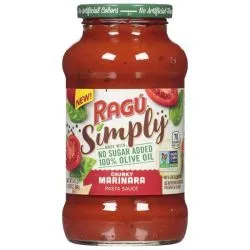 Ragu Sauce Simply Traditional Pasta Sauce