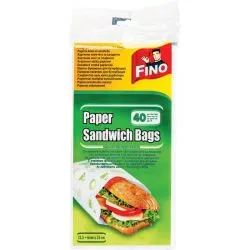 Fino Paper Sandwich Bags 6cm x 25 cm