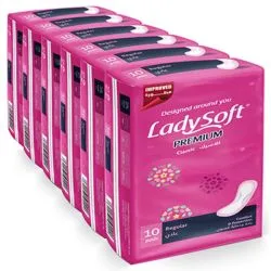 Ladysoft Premium Classic Regular Sanitary Pads 6x10