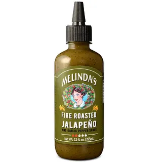 Melinda's Fire Roasted jalapeno and Garlic Pepper Sauce
