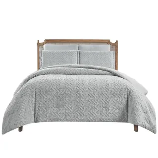 Selena Comforter Set - Grey
