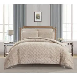 Selena Comforter Light Coffee Set