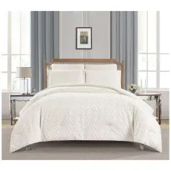 Selena Comforter Ivory Set