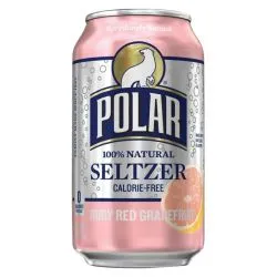 Polar Seltzer Ruby Red Grapefruit Drink