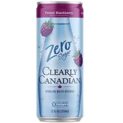Clearly Canadian Sparkling Beverage Can Cherry Zero Sugar Cherry