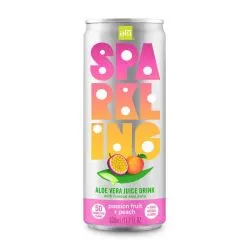 Alo Drink Sparkling Aloe Passion Fruit With Peach