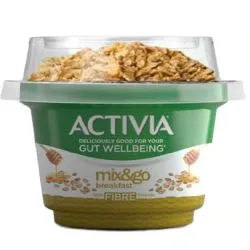 Activia Mix & Go Breakfast Honey Oat Cereal Yogurt