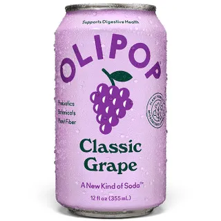 Olipop Classic Grape Prebiotic Soda
