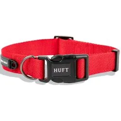 HUFT Basics Dog Collar - Crimson Red - S