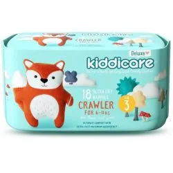 Kiddicare Deluxe Crawler Nappies Size 3 (6-11 kg)