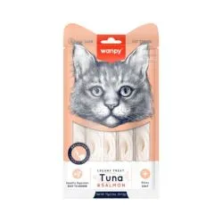 Wanpy Creamy Tuna and Salmon Lickable Cat Treats