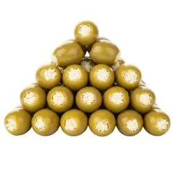 Aus Fresh Green Olives Filled Parmesan Cheese