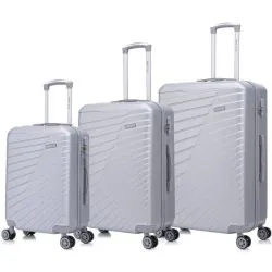 Travel Plus ABS Trolley Case - Light Grey