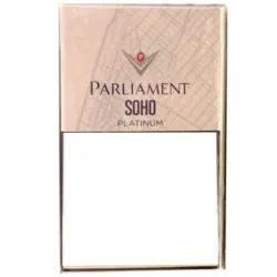 Parliament Soho Platinum Cigarette Box