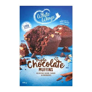 White Wings Triple Chocolate Muffins Mix