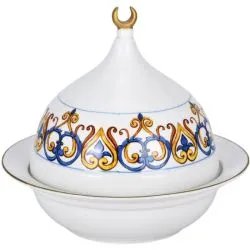 Bella Arabsque Date Bowl With Cover
