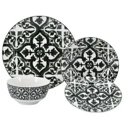 Bella Andalus Green Round Dinner Set