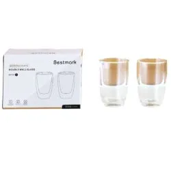 Bestmark Borosilicate Double Wall Glass 180Ml Set