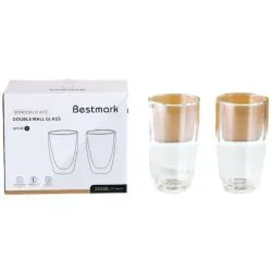 Bestmark Borosilicate Double Wall Glass 380Ml Set