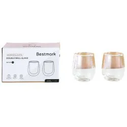 Bestmark Borosilicate Double Wall Glass 80Ml Set