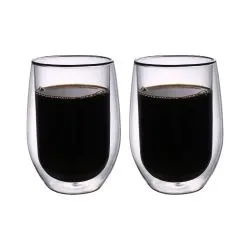 Bestmark Borosilicate Double Wall Glass Cup Set 330 ml
