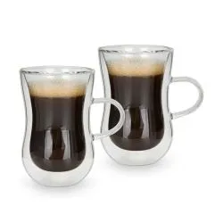 Bestmark Borosilicate Double Wall Glass Cup Set 150 ml