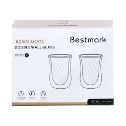 Bestmark Borosilicate Double Wall Glass Set of 2