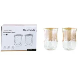 Bestmark Borosilicate Double Wall Glass 250Ml Set