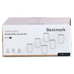 Bestmark Borosilicate Double Wall Glass