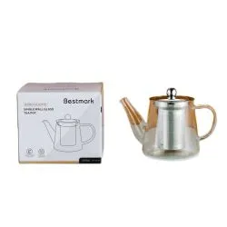 Bestmark Borosilicate Single Wall Glass Teapot