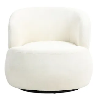 Swivel Leisure Chair Chennile - Light Beige