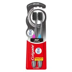 Colgate Charcoal Toothbrush 360 Medium