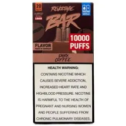 Revoltage Bar Dark Coffee 20mg