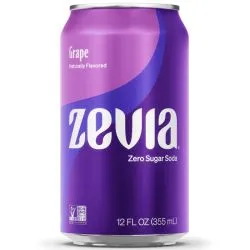 زيفيا عنب صودا خالية من السكر