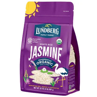 Lundberg Organic Long Grain California White Jasmine Rice