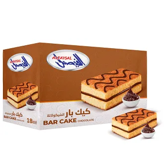 الفيصل كعكة بار طبقات بكريمة الشوكولاتة