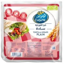 لوزين خبز تورتيلا ملفوف عادي