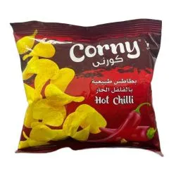 كورني شيبس بطاطس بنكهة الفلفل الحار