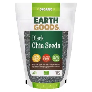 Earth Goods Organic Black Chia Seeds