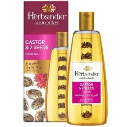 Herbsindia Castor And 7 Seeds Hair Oil