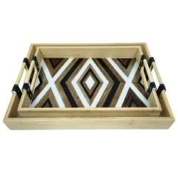 Bamboo Tray Set