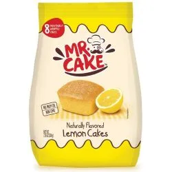 Mr. Brownie Naturally Flavored Lemon Cakes