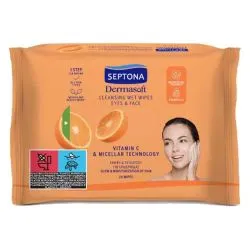Septona Dermasoft Cleansing Wet Wipes With Vitamin C