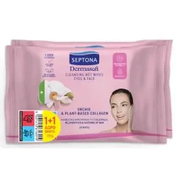 Septona Dermasoft Orchid & Plant-Based Collagen Wipes