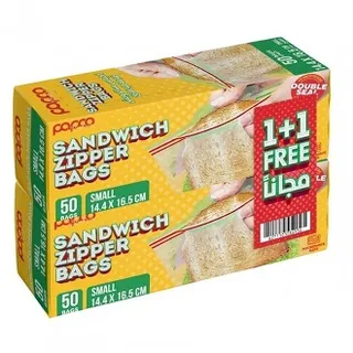 Papco Sandwich Zipper Bags