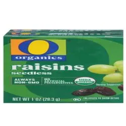 O Organics Raisins Carton