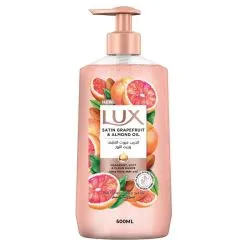 Lux Perfumed Hand Wash Satin Grapefruit and Almond Oil 500ml