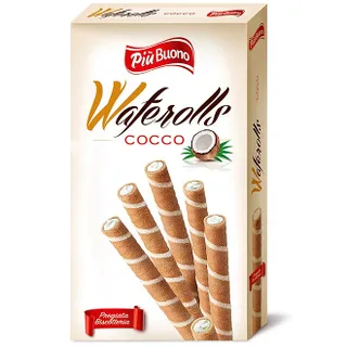Piu Buono Wafer Rolls Coco Flavor
