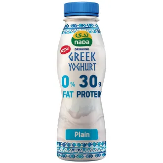 Nada 0% Fat Plain greek Yogurt Drink 30g Protein